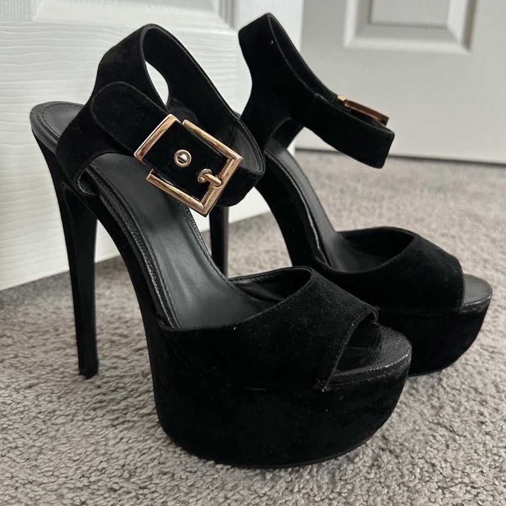 Black heels